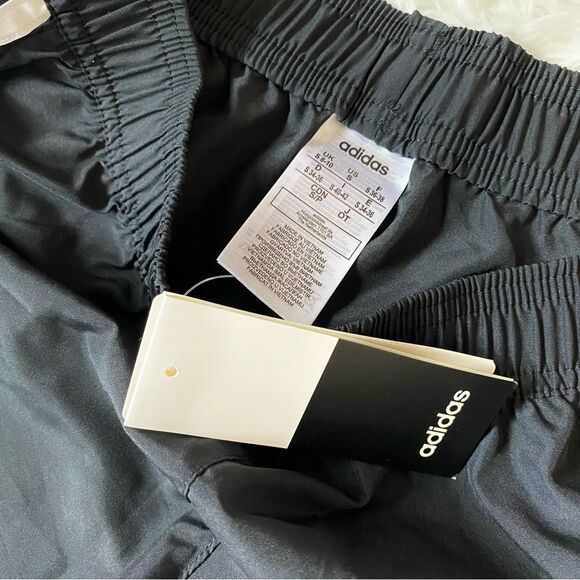 Adidas Women's Black Athletic Three Stripe Climalite Shorts - Picture 3 of 6